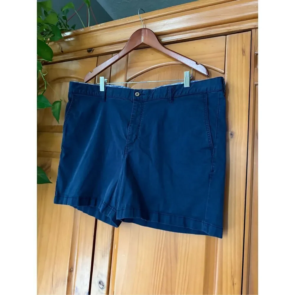 Tommy Bahama Mens  Port Side Blue Stretch Boracay Chino Shorts SZ 42